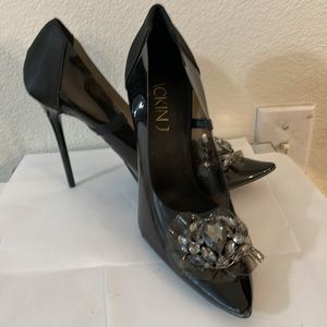 MacklinJ  Stilletos Black Diamonds Sz 9